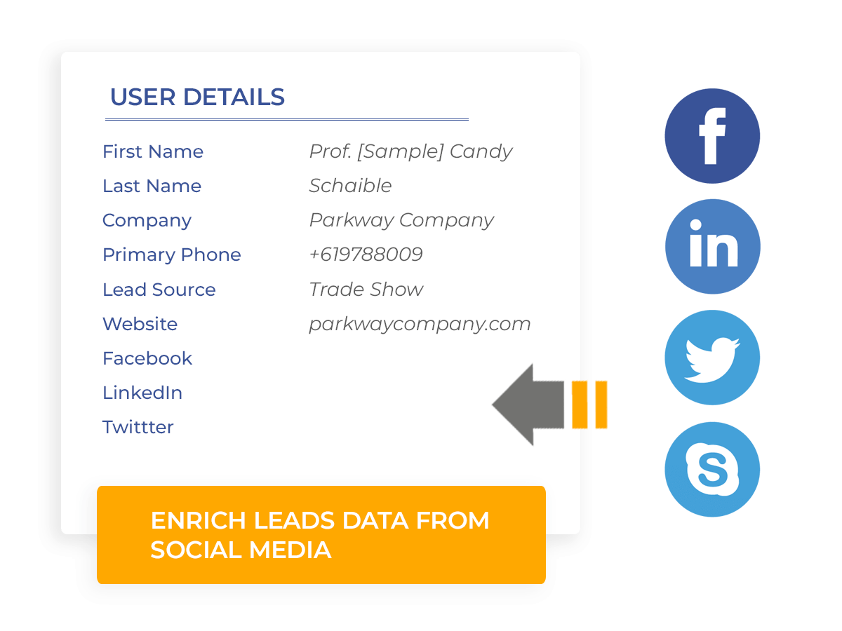 Enrich Leads Data from Social Media