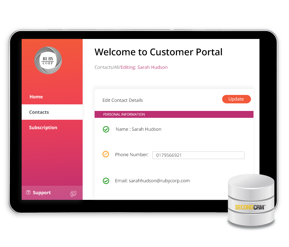 Customer Self Service Portal