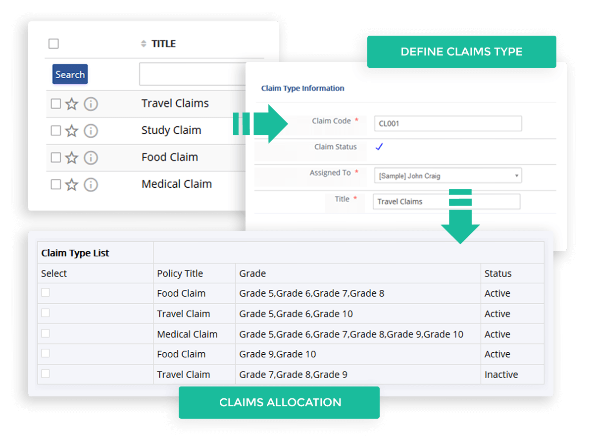 Define Expense Types and Allocation