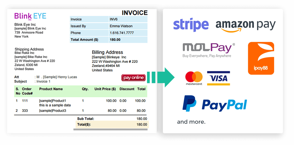 Integrate with Gateway for Online Payment