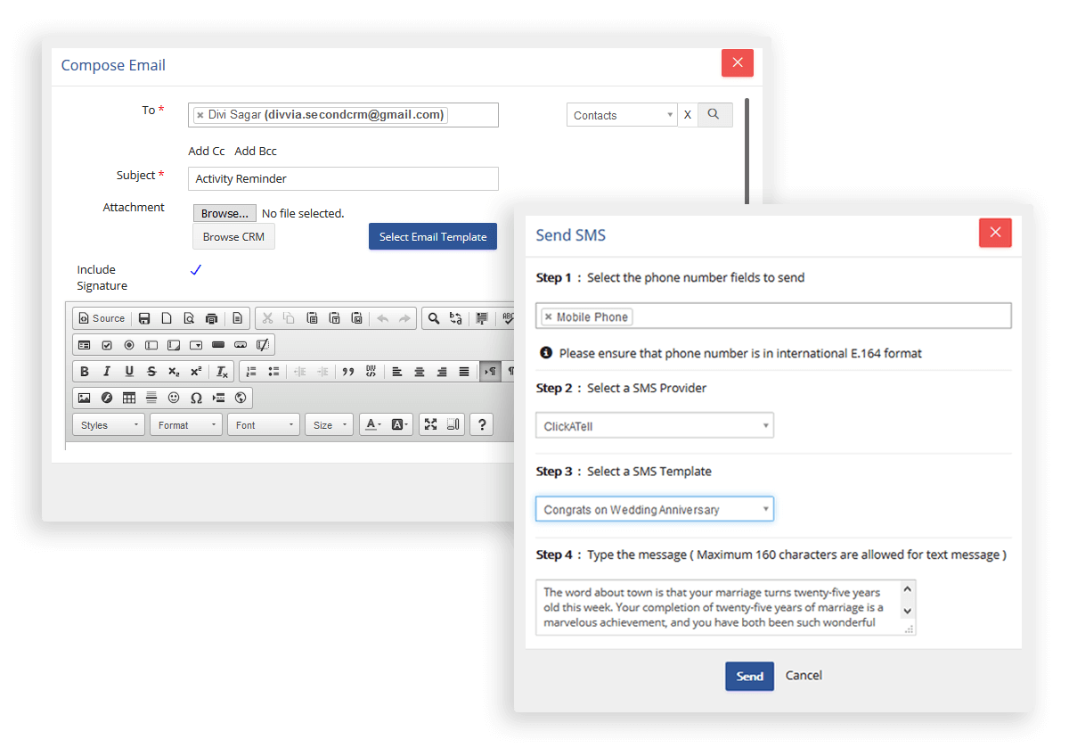 Manage all Customer Communication from a single system