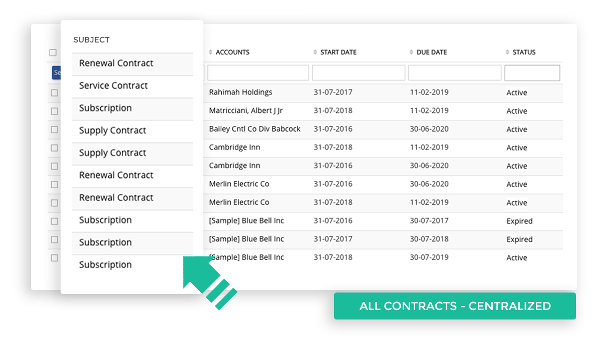 Store all your contracts centrally